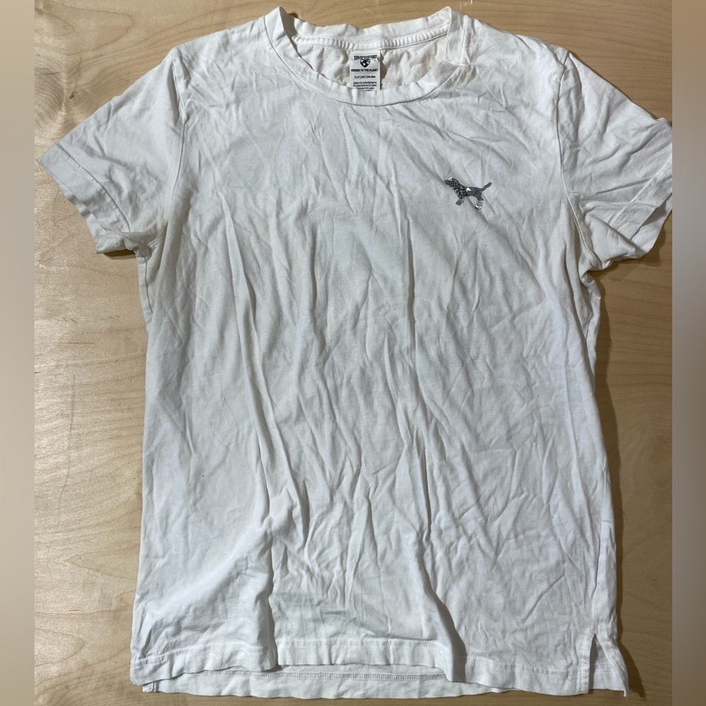 PINK Sequin Tee size Small (IG)